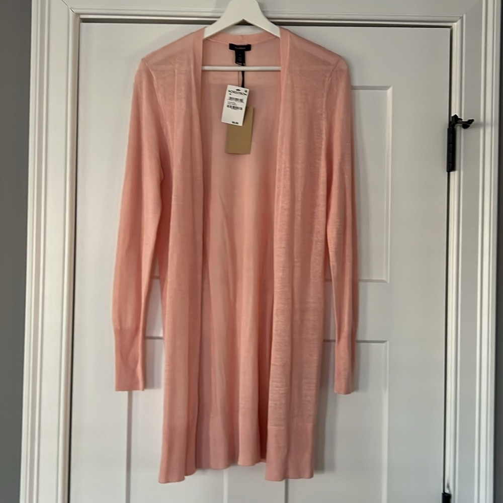 Halogen pink linen duster brand new with tags